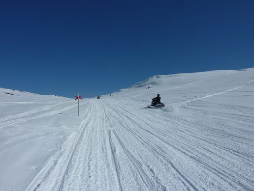Autoroutes des neiges en Laponie suédoise